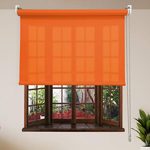 Estor TAMIZADOR LUMINOSO PREMIUM / Reduce la intensidad del sol y deja pasar mucha luz. Estor TRANSLÚCIDO enrollable. Elija su medida de ancho x alto. Color: Naranja. Medidas: 152cm x 270cm Estor TAMIZADOR LUMINOSO PREMIUM / Reduce la intensidad del sol y deja pasar mucha luz. Estor TRANSLÚCIDO enrollable. Elija su medida de ancho x alto. Color: Naranja. Medidas: 152cm x 270cm