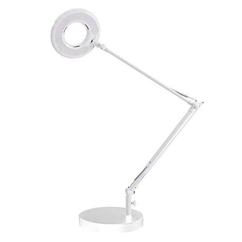 Flexo Led BRESSLO articulado, blanco, Blanco neutro, Regulable. Lámpara Escritorio, Lámpara de Mesa Regulable Articulado Flexo Escritorio para Hogar,Oficina,Dormitorio