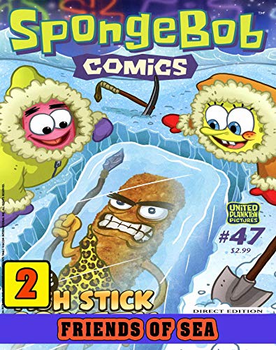 Friends Of Sea: Collection Pack 2 Funny Stories Comics Adventure Of SquarePants SpongeBob Cartoon Books (English Edition)