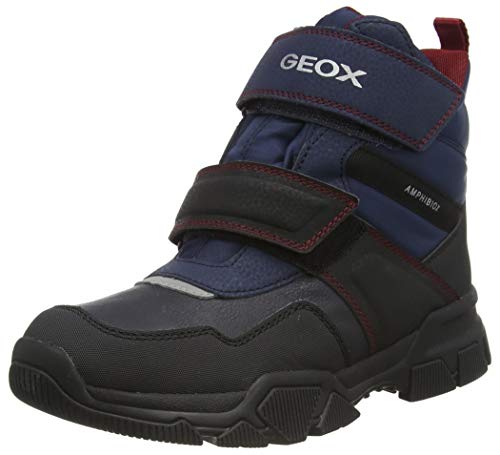 GEOX J NEVEGAL BOY ABX C NAVY/DK RED Boys' Boots Snow size 32(EU)