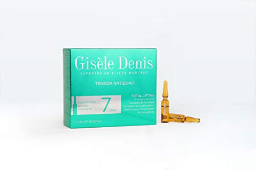 Gisèle Denis - Pack de Ampollas Faciales Total Lifting, Tensor, Antiedad, Cuidado Facial, Hidratante, Efecto Flash, 7 x 1'5 ml