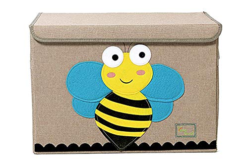 Gran caja de almacenamiento con tapa, plegable y resistente, ideal para que tus hijos guarden los juguetes, marca TruReey Gran caja de almacenamiento con tapa, plegable y resistente, ideal para que tus hijos guarden los juguetes, marca TruReey