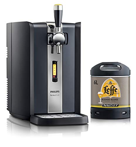 Grifo de cerveza PerfectDraft. Incluye 1 un barril de 6 litros - Incluye un depósito de 5 euros. (Leffe Blonde) - Regalo ideal Grifo de cerveza PerfectDraft. Incluye 1 un barril de 6 litros - Incluye un depósito de 5 euros. (Leffe Blonde) - Regalo ideal