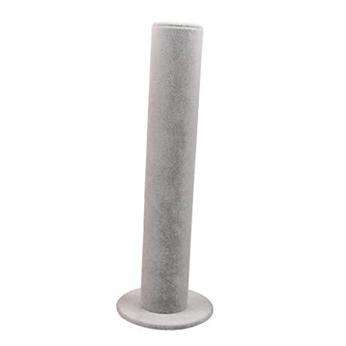 H HILABEE Soporte de Forma de Torre Vertical para Exhibición de Pulsera, Elegante y Funcional, Disponible en Color Negro, Rojo y Gris - Gris H HILABEE Soporte de Forma de Torre Vertical para Exhibición de Pulsera, Elegante y Funcional, Disponible en Color Negro, Rojo y Gris - Gris