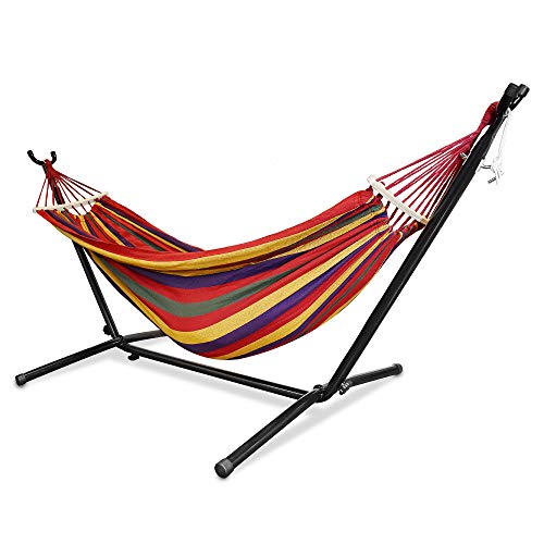 Hamaca con soporte y difusor de madera para un tendido perfecto, brasileño, algodón, 320 cm, carga 200 kg, doble denim, soporte y tejido hipoalergénico y certificado Hamaca con soporte y difusor de madera para un tendido perfecto, brasileño, algodón, 320 cm, carga 200 kg, doble denim, soporte y tejido hipoalergénico y certificado