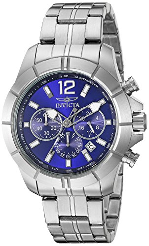 Invicta 21464 Specialty Reloj para Hombre acero inoxidable Cuarzo Esfera azul