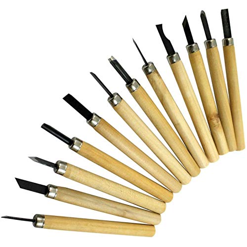 Juego De Cincel En Madera, Punzón Y Cincel, Juego De Mazo De Haya para Tallado En Madera, Ideal para Metal Y Mampostería, para Carpintería, Escultura, Enmarcado, Torneado De Madera Juego De Cincel En Madera, Punzón Y Cincel, Juego De Mazo De Haya para Tallado En Madera, Ideal para Metal Y Mampostería, para Carpintería, Escultura, Enmarcado, Torneado De Madera
