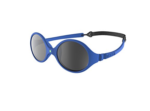 Ki ET LA – Gafas de sol para Bebé modelo Diabola – 100% irrompibles - color Azul Real – 0-18 meses