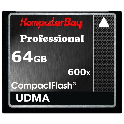 Komputerbay Professiona - Tarjeta Compact Flash 64GB, CF 600X, 90MB/s, UDMA 6 RAW,  velocidad extrema, 64GB