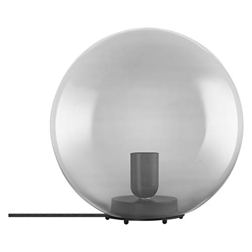 LEDVANCE Vintage Edition 1906 - Lámpara de mesa (casquillo E27, cristal ahumado, sin bombilla), color gris