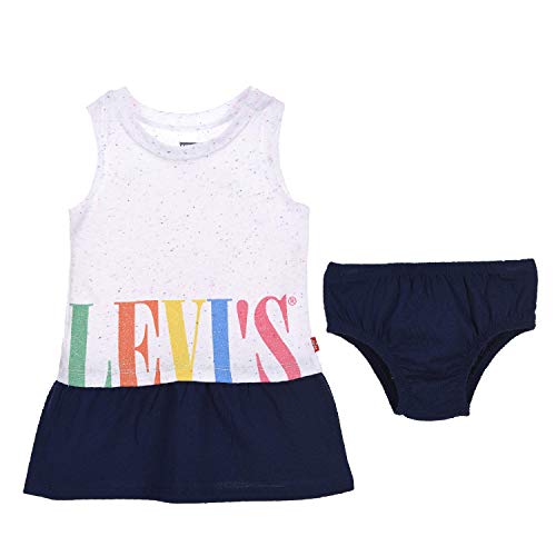 Levi's Kids Lvg Tank Top Dress Vestido Bebé-Niñas White 3 meses
