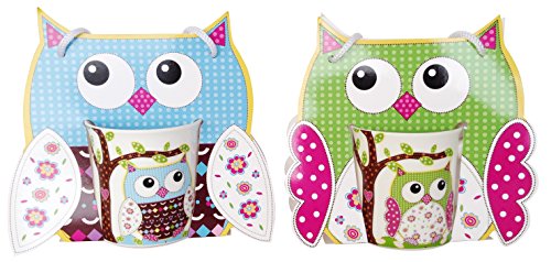 Lote de 12 Tazas Búhos Presentada En Original Bolsa De Regalo (Precio Unitario) - Detalles Bodas, Comuniones Originales Tazas Cumpleaños Infantiles, Niños y Niñas Lote de 12 Tazas Búhos Presentada En Original Bolsa De Regalo (Precio Unitario) - Detalles Bodas, Comuniones Originales Tazas Cumpleaños Infantiles, Niños y Niñas