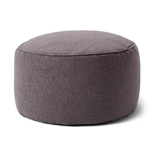 Lumaland Taburete de Interior y Exterior, puf, Silla - Gris Oscuro Lumaland Taburete de Interior y Exterior, puf, Silla - Gris Oscuro
