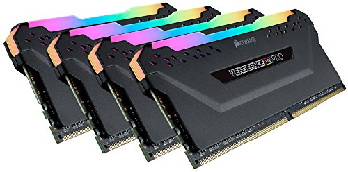 Memoria de sobremesa Corsair Vengeance RGB Pro 64 GB (4 x 16 GB) DDR4 3600 (PC4-28800) C18, Color Negro