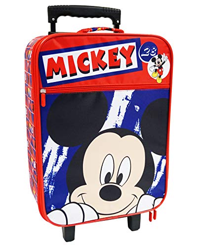 Mickey Maleta para niños, trolley de cabina, 53 centímetros, 25 litros, multicolor