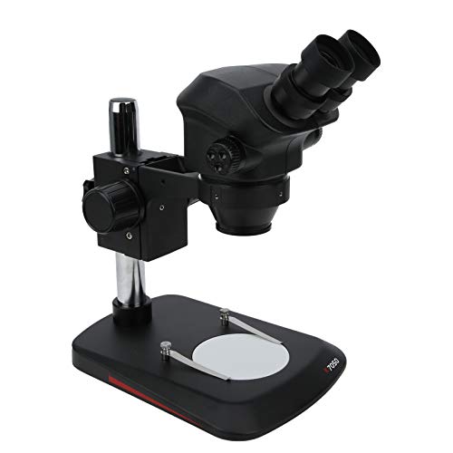 Microscopio de zoom estéreo, microscopio compuesto, 45 ° profesional para componentes electrónicos, placa PCB