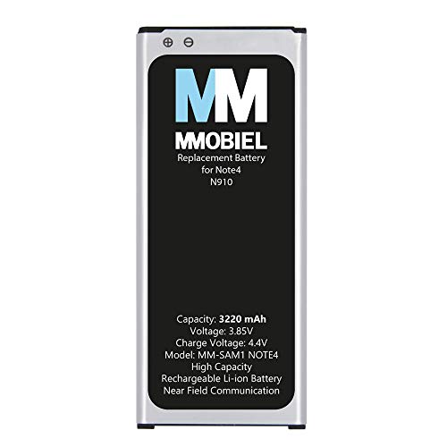 MMOBIEL Repuesto de Batería Compatible con Samsung Galaxy Note 4 N910 5.7 Pulg 3220mAh