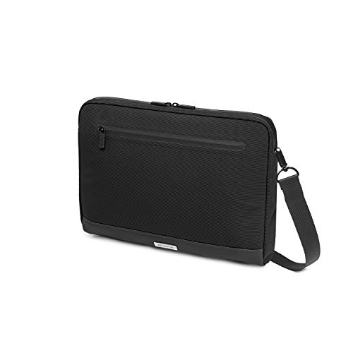 Moleskine - Cartera para dispositivos electrónicos, para ordenador portátil, notebook, iPad y tablet hasta 13'', impermeable, tamaño 35 x 26 x 4 cm, negro