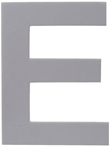 MP PD217-E - Set 2 letras de carton para scrapbooking, 10 cm