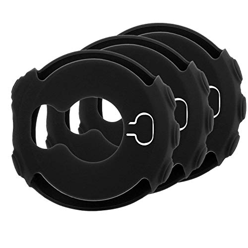 MWOOT 3 Unidades Funda Compatible con Garmin Fenix 5X y Garmin Fenix 5X Plus, Anti-caída Silicona Carcasas – Negro