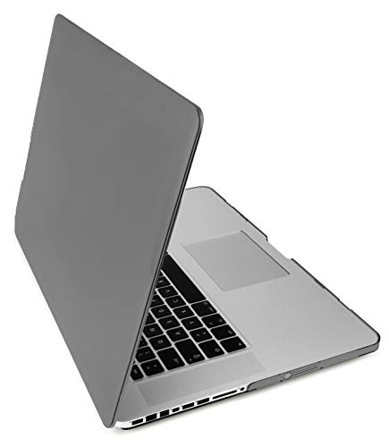 MyGadget Funda Dura Mate para Apple Macbook Pro 15" Antes de 2012 (Modelo A1286) - Carcasa Opaca Ultra Delgada - Hard Case - Gris