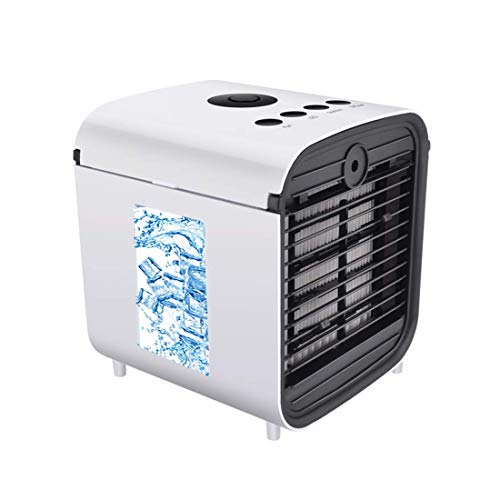 Nifogo Air Mini Cooler Aire Acondicionado Portátil - 3 en 1 Climatizador Evaporativo Frio Ventilador Humidificador Purificador de Aire, Leakproof, Nuevo Filtros