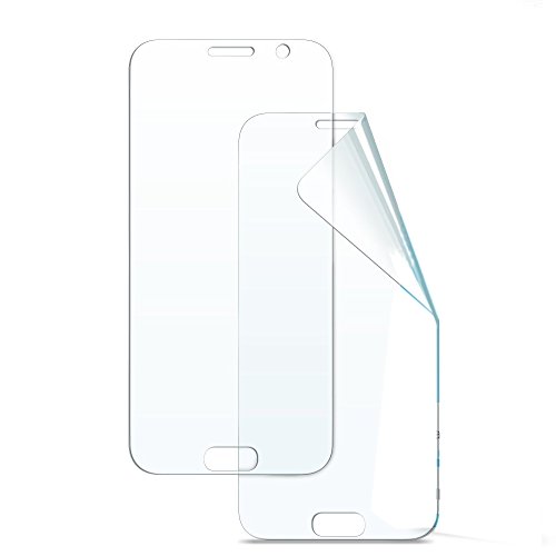 NOVAGO Compatible con Samsung J7 2017 J7 Pro, J7 Duo, J7 Prime - Lote de 2 Protecciones Suaves (TPU) Cubre Toda la Pantalla - Videos de aplicación a consultar