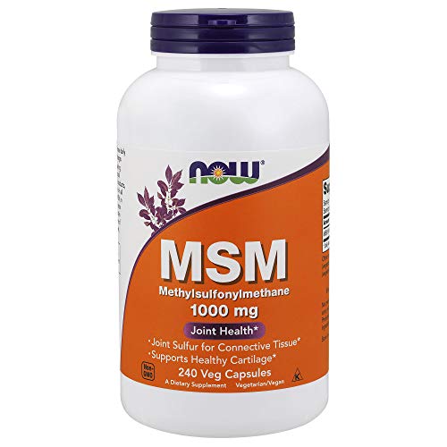 Now Foods MSM metilsulfonilmetano 1000 mg 240 Unidades 360 g