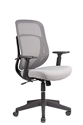 OFFISAM, Modelo Atlantis, Silla de Oficina Ergonómica y Giratoria 360°, Ideal para Teletrabajo, Cumple con la Norma Europea EN 1335, Gran Confort, Larga Durabilidad, Diseño Moderno.