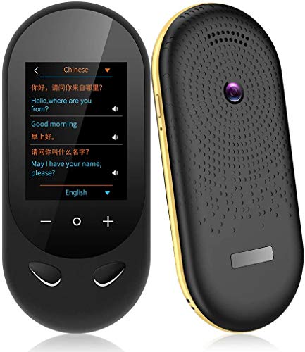 Offline Traductor Instantaneo de Voz con Camera, Traductor Simultaneo de Idiomas en Tiempo Real Admite 106 idiomas, Táctil de 2,4 Pulgadas para Aprendizaje, Viajes, Reuniones,Muama Enence (T8s-BK) Offline Traductor Instantaneo de Voz con Camera, Traductor Simultaneo de Idiomas en Tiempo Real Admite 106 idiomas, Táctil de 2,4 Pulgadas para Aprendizaje, Viajes, Reuniones,Muama Enence (T8s-BK)
