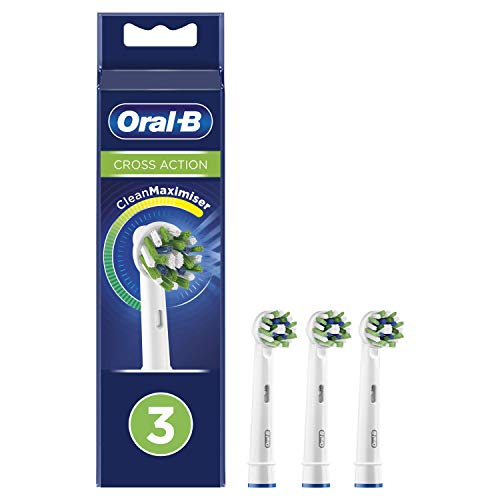 Oral-B Crossaction - Cabezales de repuesto con tecnología Cleanmaximiser Oral-B Crossaction - Cabezales de repuesto con tecnología Cleanmaximiser