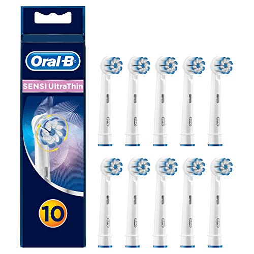 Oral-B Sensi-Touch Ultrathin - Pack de cabezales de repuesto para cepillo de dientes eléctrico (8 + 2 unidades)