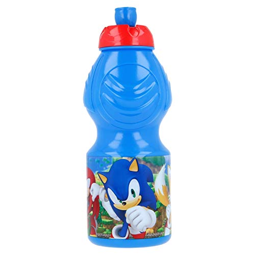 OTRA 3314; Botella Sport Sonic; para la Vuelta al Cole o Cualquier ocasión; Capacidad 400 ml; Producto de plático, Reutilizable; Libre de BPA