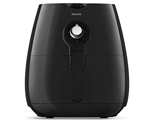 Philips Hd9251/50 Airfryer Freidora Sin Aceite Baja En Grasa con Tecnología Rapid Air, 800G, Accesorio Molde y Libro de Recetas Incluido, 1425 W, Negro