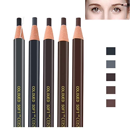 Pinkiou Lápices de cejas Marrón, Marrón oscuro, Marrón claro, Negro, Gris, Bolígrafos extraíbles (5 piezas) Pinkiou Lápices de cejas Marrón, Marrón oscuro, Marrón claro, Negro, Gris, Bolígrafos extraíbles (5 piezas)