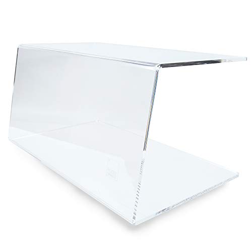 Plexismart Vitrina Mostrador in plexiglas vidrio acrílico largo 75 cm - protección para alimentos, transparente