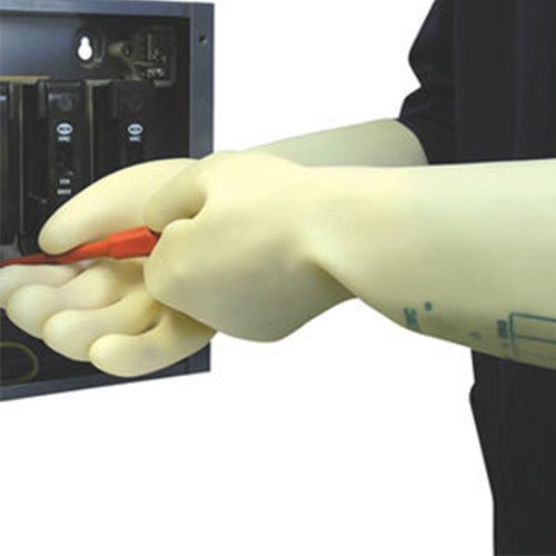 Polyco re0360/09 guantes de electricista, clase 0, 1 par, talla 9, color blanco