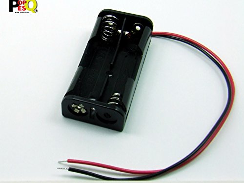 POPESQ® - Portapilas Caja para Pilas Soporte Pilas/Battery Holder 2 x AAA (R3) Battery Socket #A1792
