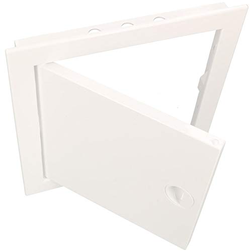 Puerta de inspección de KOTARBAU de plástico ABS 30x50 de todos los tamaños, blanco, tapa de mantenimiento, desmontable, para pared/techo/suelo,