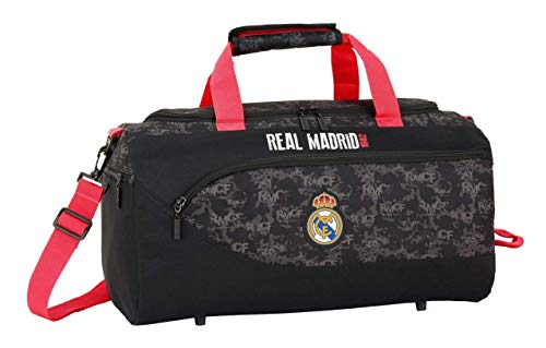 Real Madrid C.F.- ST711924553 Bolsa deporte, Color negro, unica (Safta 711924553)