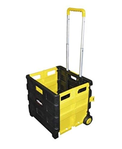 Rolson Tools 68900 - Carretilla con caja de transporte plegable (25 kg)