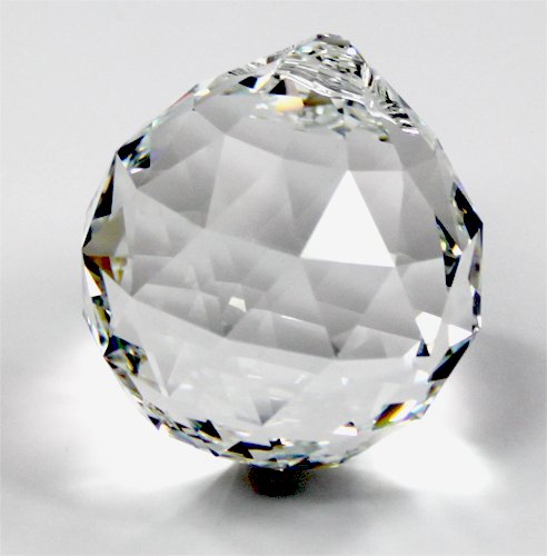 Set de bola de cristal Spectra® Crystal de Swarovski de 50 mm, péndulo Feng Shui con efecto arcoíris