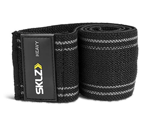 SKLZ Unisex's Pro Knit - Mini Banda para Fitness, Color Negro, Gris, Resistencia Alta