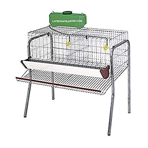 Suinga Bateria GALLINAS PONEDORAS 2 departamentos. Capacidad 10 gallinas. 106x70x95 cm. Protector Anti-Desperdicio. Fabricado en Chapa lacada. Separador de Huevos por Departamento. Bidón 7 litros Suinga Bateria GALLINAS PONEDORAS 2 departamentos. Capacidad 10 gallinas. 106x70x95 cm. Protector Anti-Desperdicio. Fabricado en Chapa lacada. Separador de Huevos por Departamento. Bidón 7 litros