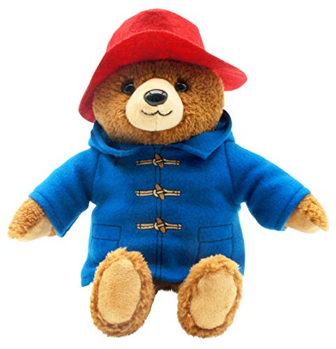 Teddys Rothenburg Oso de peluche Paddington marrón, azul y rojo, 26 cm