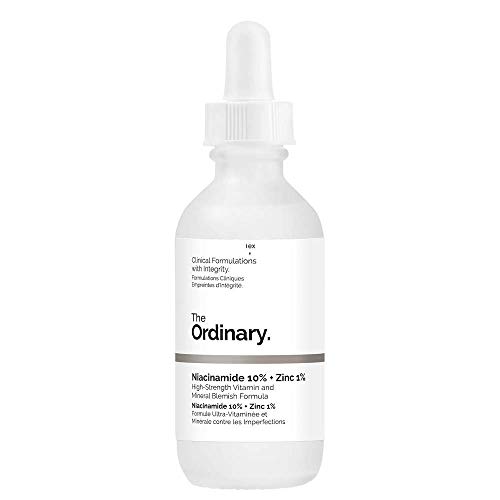 The ‘Ordinary’ - Niacinamida 10% + Zinc 1%: fórmula antimperfecciones de vitaminas y minerales de gran fuerza, 30 ml