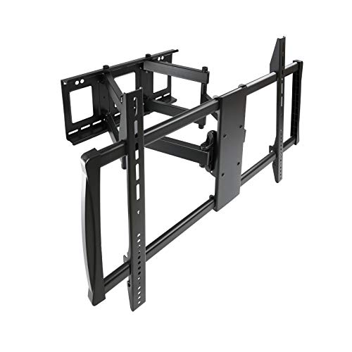 Tooq LP75100TN-B - Soporte de Pared VIDEOWALL para TV de 60" a 100" hasta 80Kg de Peso, Distancia a la parde Desde 70 mm hasta 625 mm, Vesa máximo 600 x 900, inclinación -15+5°, Color Negro