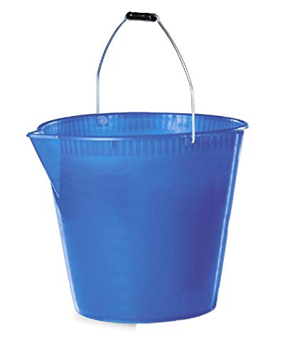 Tosend Cubo de plástico con pico vertedor (lt. 15) Medidas 31 x 34 x 31 h - Color azul