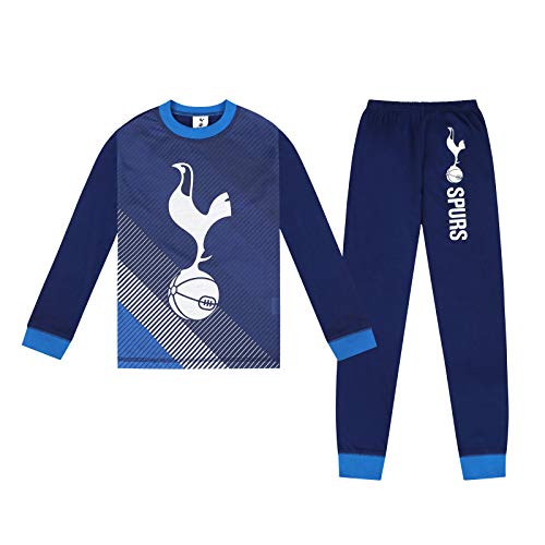 Tottenham Hotspur FC - Pijama Largo Serigrafiado para niño - Producto Oficial - Azul - 13-14 años