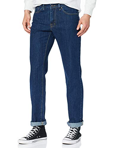 Urban Classics Loose Fit Jeans Pantalones, Azul (Mid Indigo 02299), 52 (Talla del Fabricante: 33/32) para Hombre